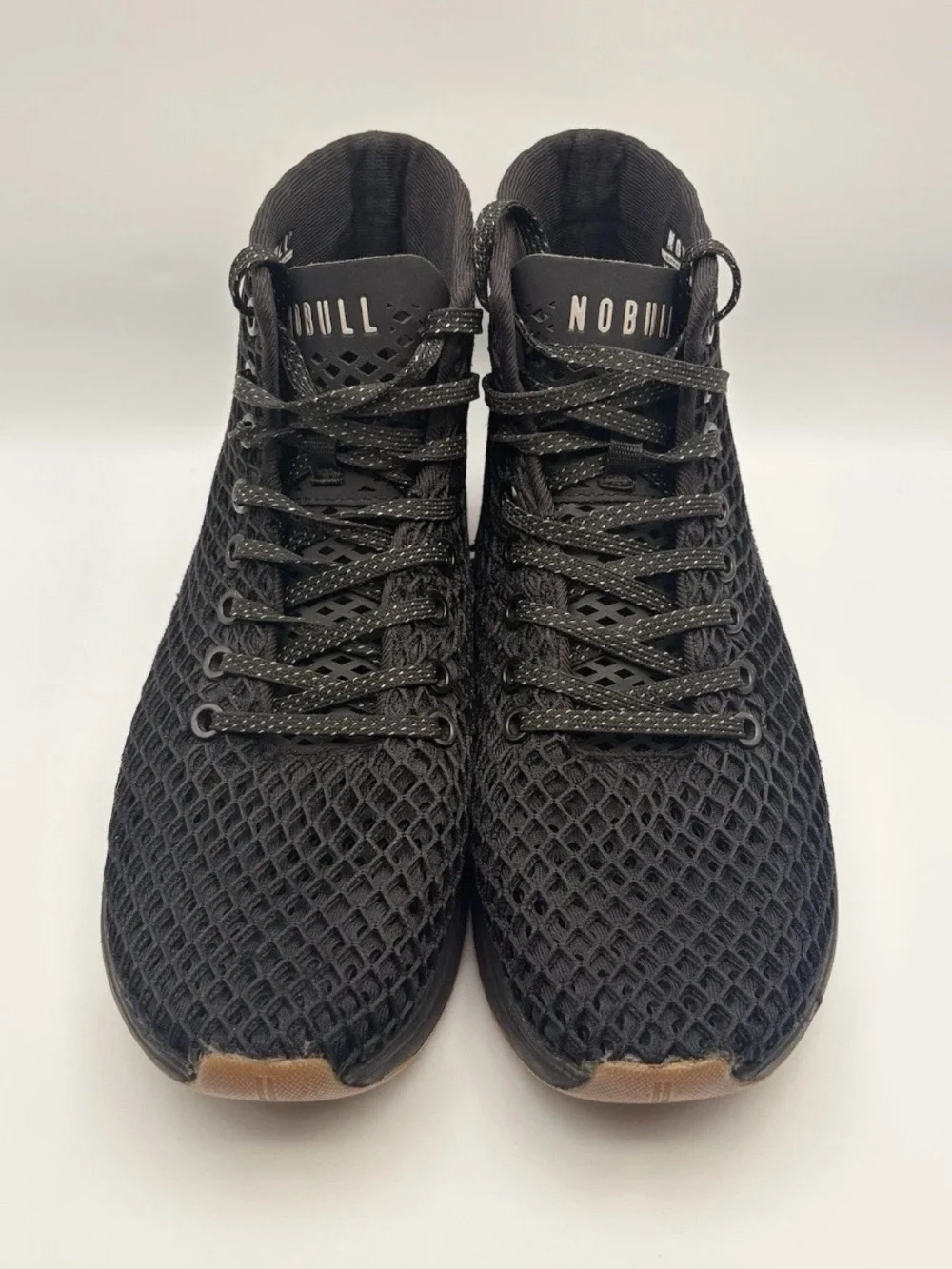 NOBULL Black High-Top Mesh Training Sneakers